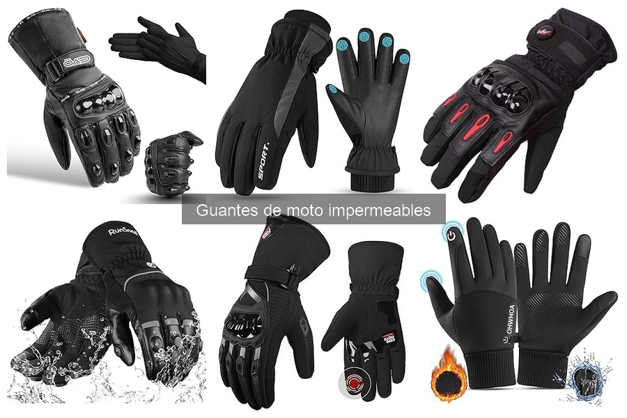 Mejores tiendas para comprar guantes de moto impermeables