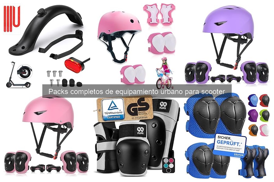 Mejores tiendas para comprar packs de equipamiento urbano para scooter