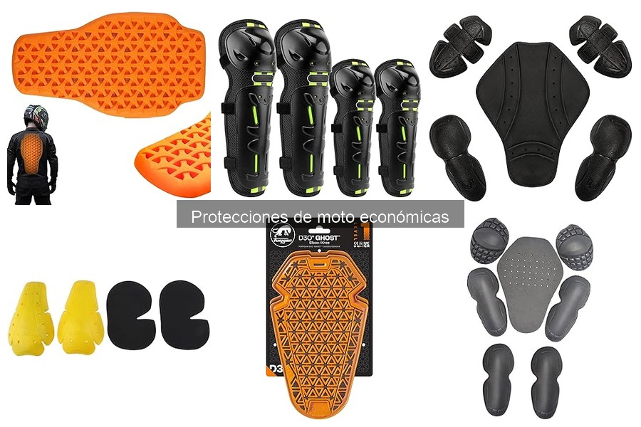 Mejores tiendas para comprar protecciones de moto económicas