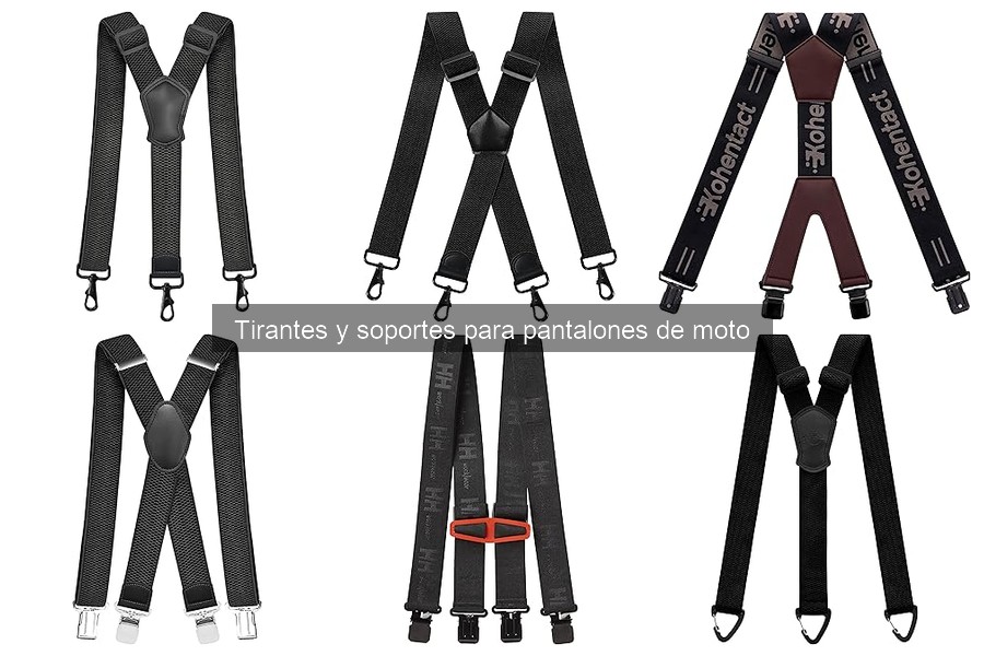 Mejores tirantes para moto en clima frío y lluvioso
