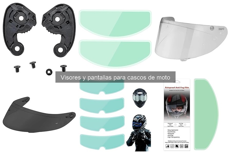 Mejores visores para cascos de moto en 2023: Comparativa