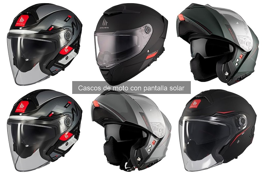 Normas de seguridad para cascos de moto con pantalla solar