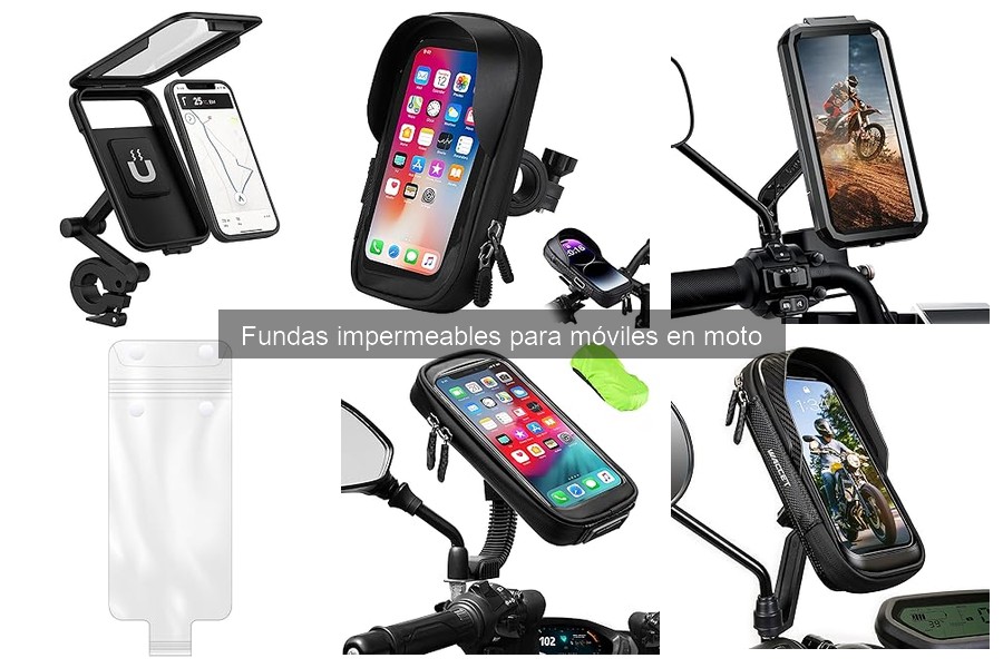 Ofertas en fundas impermeables para móviles en moto