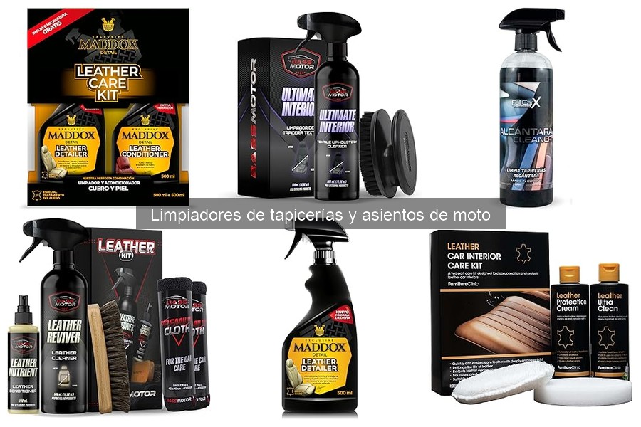 Ofertas y precios de limpiadores para tapicerías de motos
