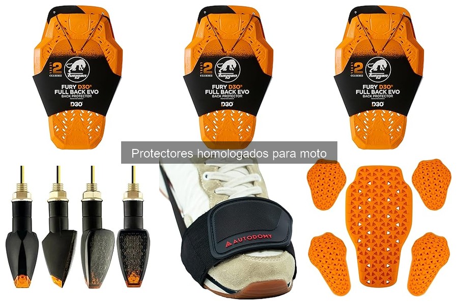 Opciones de personalización para protectores homologados