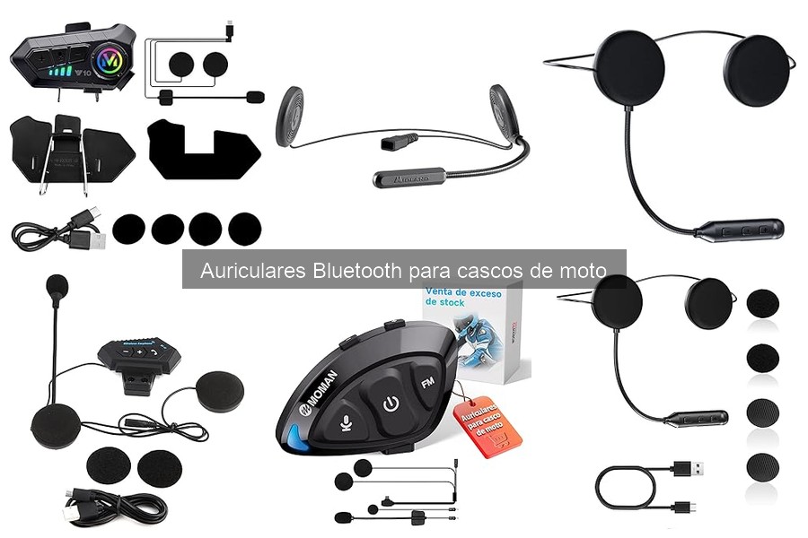 Opiniones de Auriculares Bluetooth para Cascos de Moto
