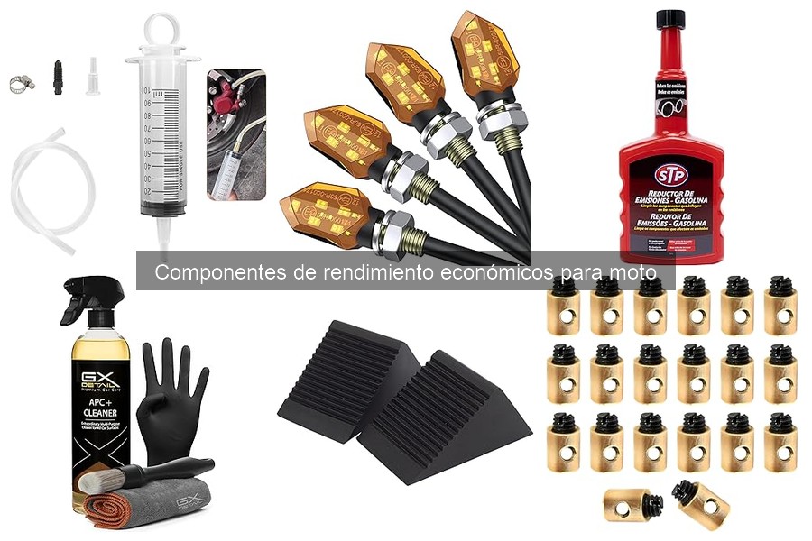 Opiniones de componentes de rendimiento económicos para motos