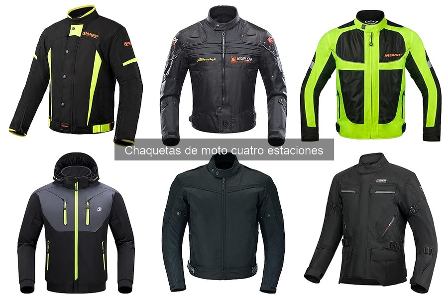 Opiniones de las mejores chaquetas de moto cuatro estaciones