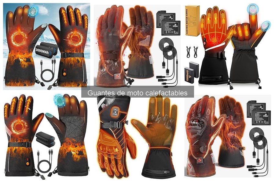 Opiniones de usuarios sobre guantes calefactables de moto