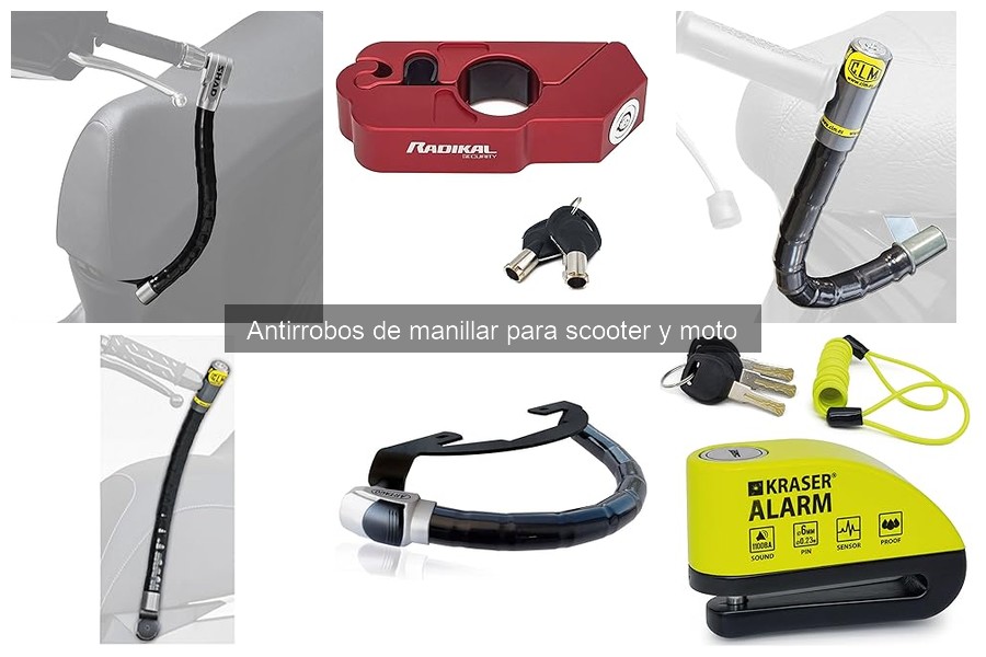 Opiniones sobre antirrobos de manillar para scooter y moto