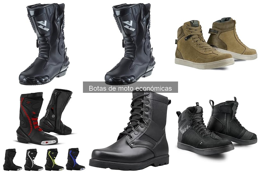Opiniones sobre botas de moto económicas de distintas marcas