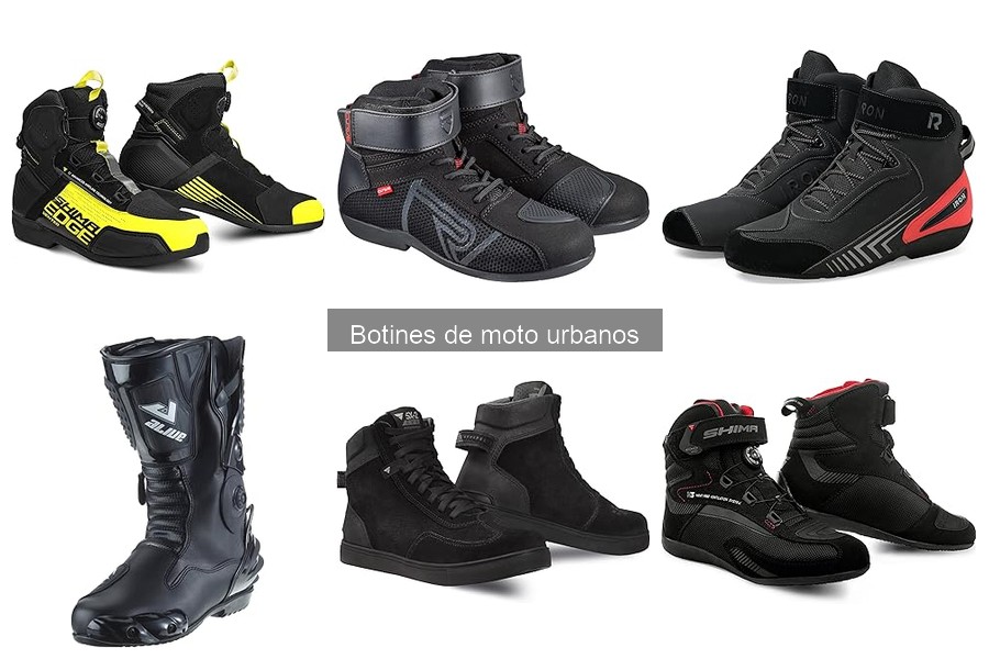 Opiniones sobre botines de moto urbanos de diferentes marcas