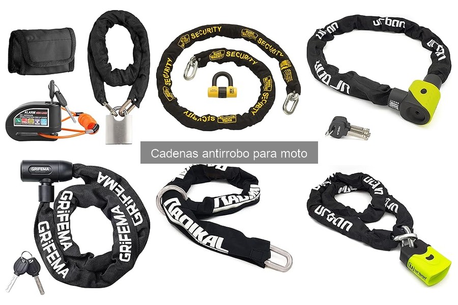 Opiniones sobre cadenas antirrobo para moto: Reseñas 2023