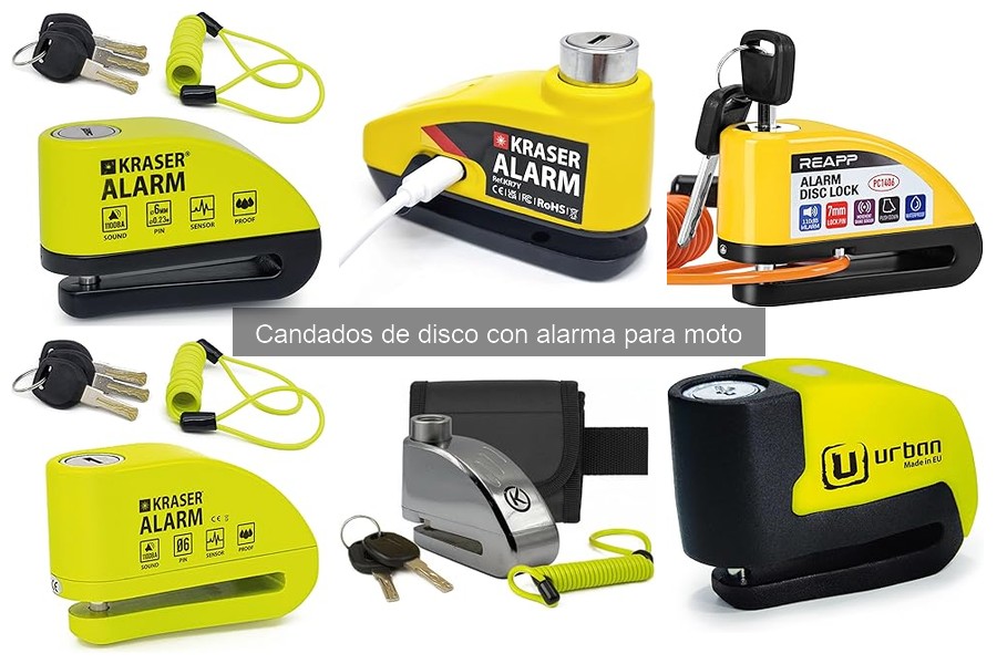 Opiniones sobre candados de disco con alarma para moto