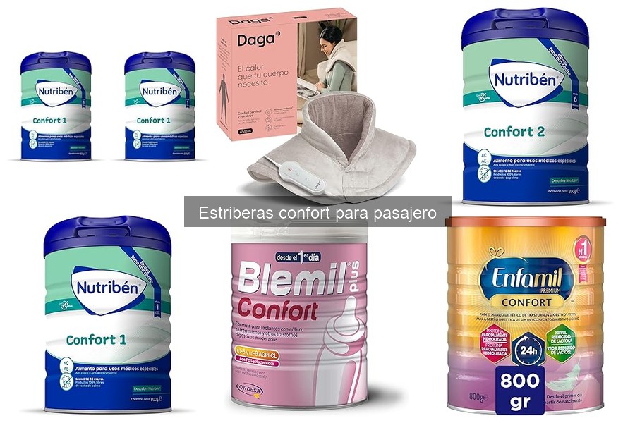 Opiniones sobre estriberas confort para pasajeros