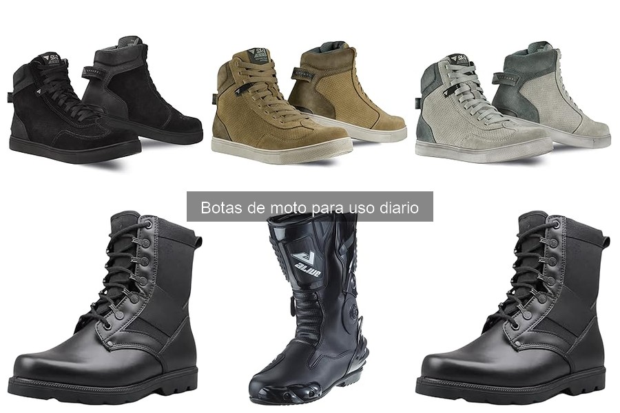 ** Opiniones sobre las mejores botas de moto para uso diario