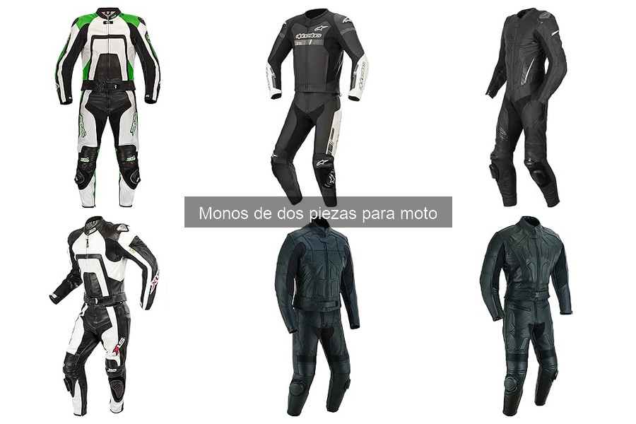 Opiniones sobre monos de dos piezas para moto: marcas populares