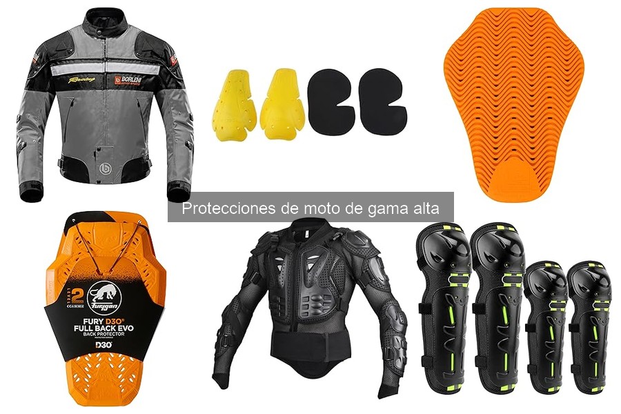 Opiniones sobre protecciones de moto de gama alta