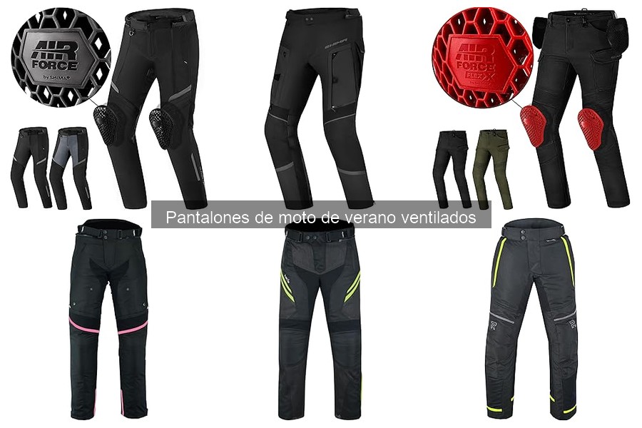 Pantalones de moto de verano ventilados: características y beneficios