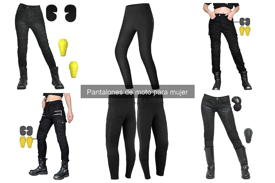 Pantalones de moto para mujer con protección extra