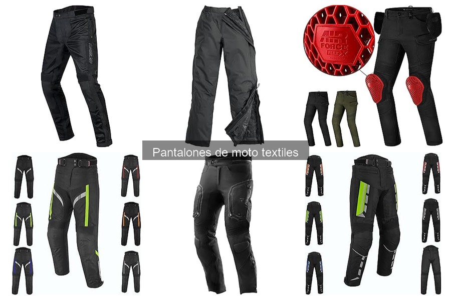 Pantalones de moto textiles ideales para climas fríos