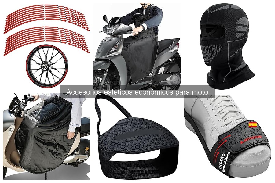 Personaliza tu moto: accesorios estéticos económicos