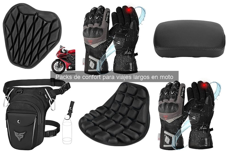 Personaliza tu pack de confort para viajes en moto