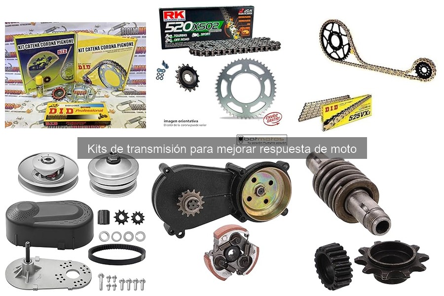 Precio promedio de kits de transmisión para motos