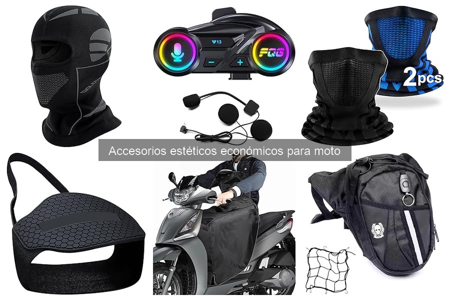 Precios de Accesorios Estéticos Económicos para Motos
