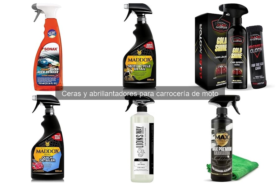 Precios de Ceras y Abrillantadores para Carrocería de Moto