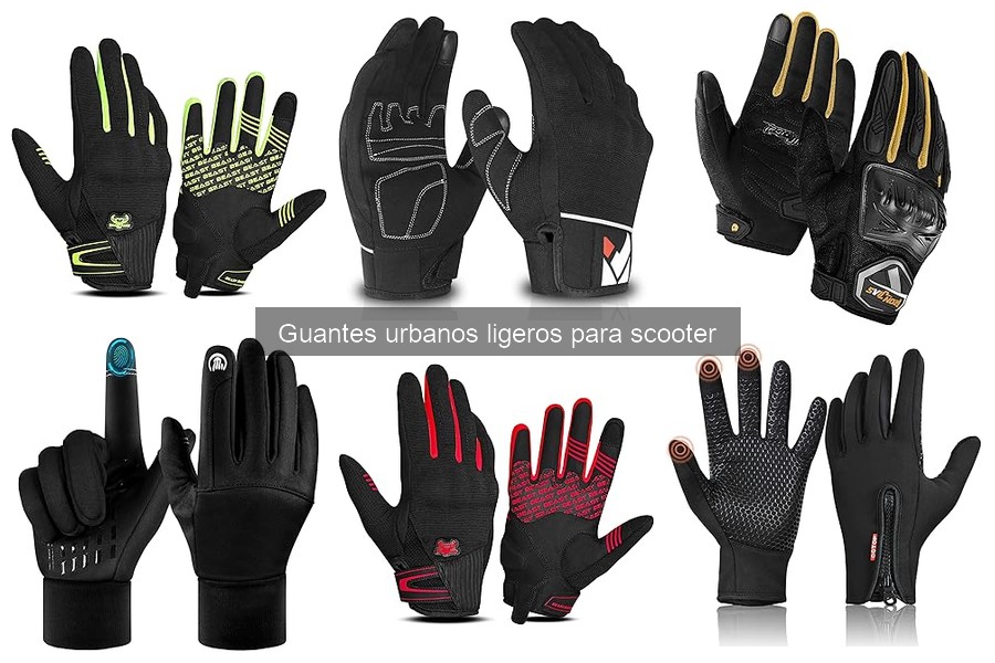 Precios de Guantes Urbanos Ligeros para Scooter en 2023