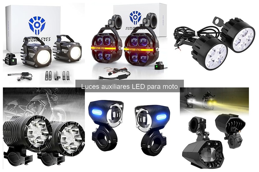 Precios de luces auxiliares LED para moto y dónde comprarlas