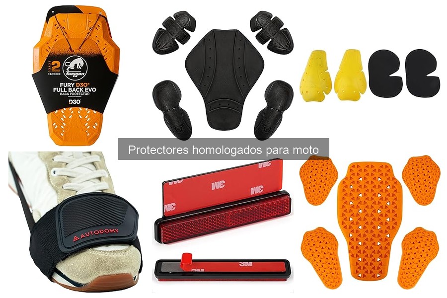 Precios de protectores homologados para moto y consejos de compra