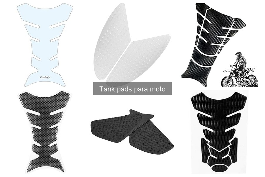 Precios promedio de tank pads para moto en Amazon