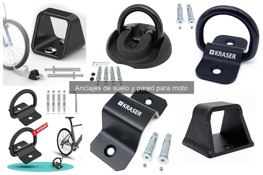 Precios y Dónde Comprar Anclajes de Suelo y Pared para Moto