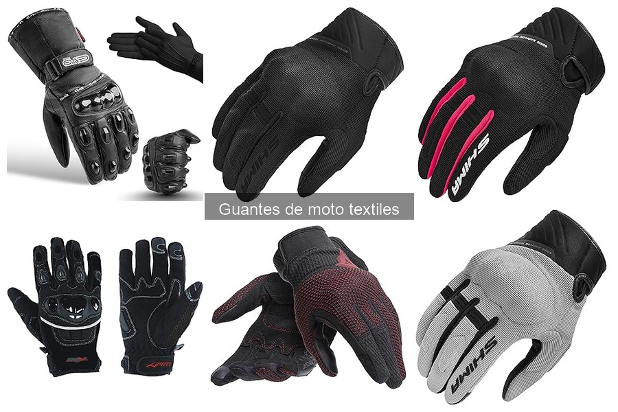 Preguntas frecuentes sobre guantes de moto textiles