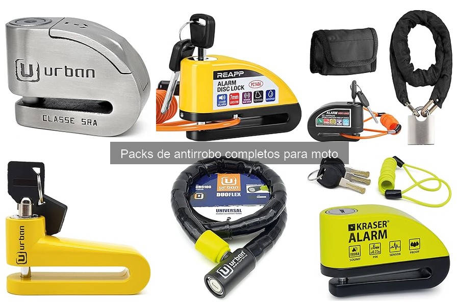 Preguntas Frecuentes sobre Packs de Antirrobo para Moto
