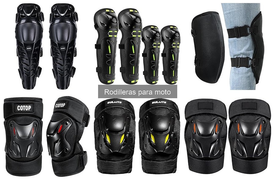 Previene lesiones al conducir: rodilleras para moto