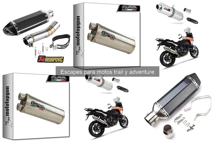 Problemas comunes al instalar escapes para motos trail