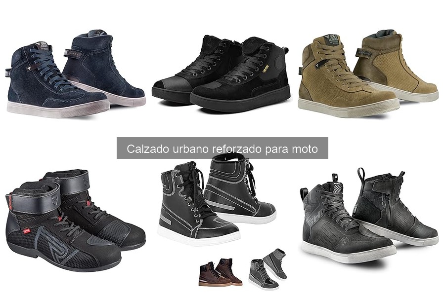 Problemas comunes calzado urbano reforzado para moto