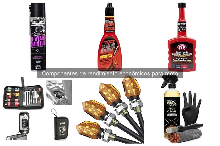 Problemas comunes con componentes de rendimiento económicos para moto