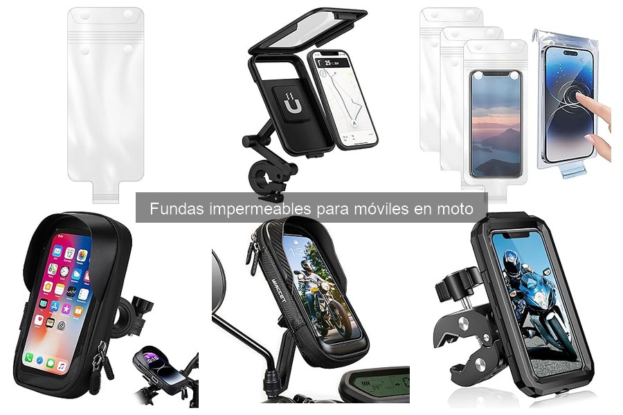 Problemas comunes con fundas impermeables para móviles en moto