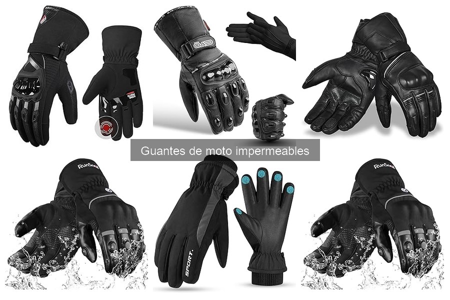 ** Problemas comunes con guantes de moto impermeables