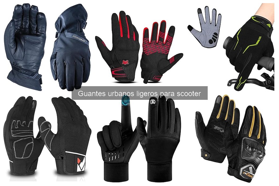 Problemas comunes con guantes urbanos ligeros para scooter