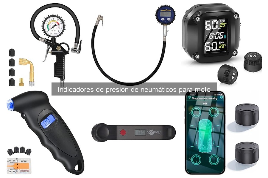 Problemas comunes con indicadores de presión de neumáticos para moto
