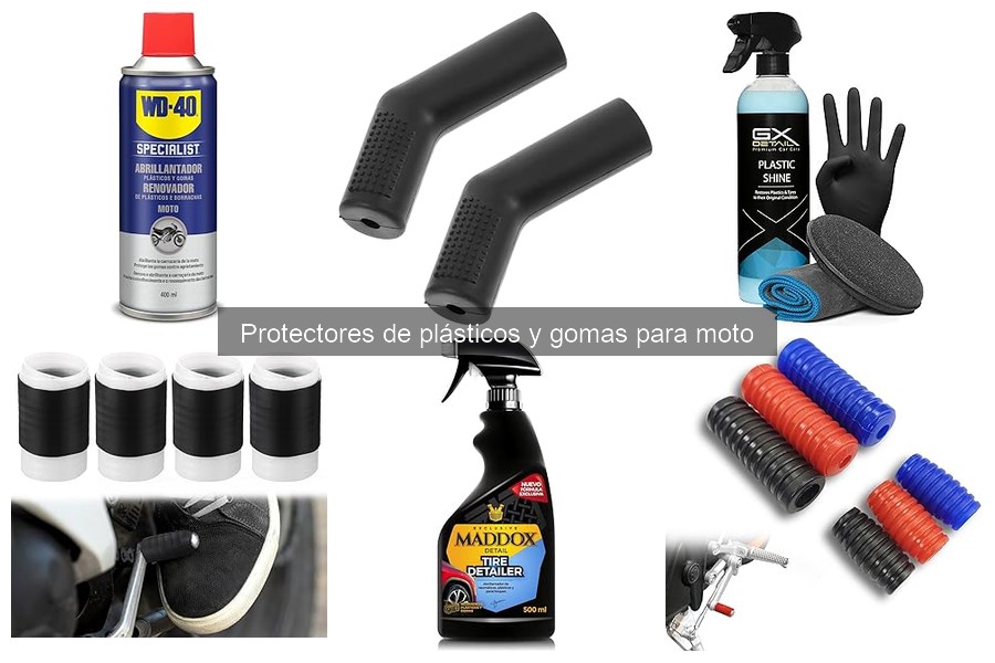 Problemas comunes con protectores de plásticos y gomas para moto