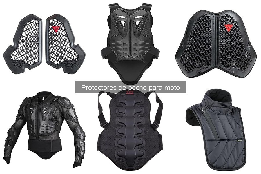 Protectores de pecho para moto: ¿qué son y para qué sirven?