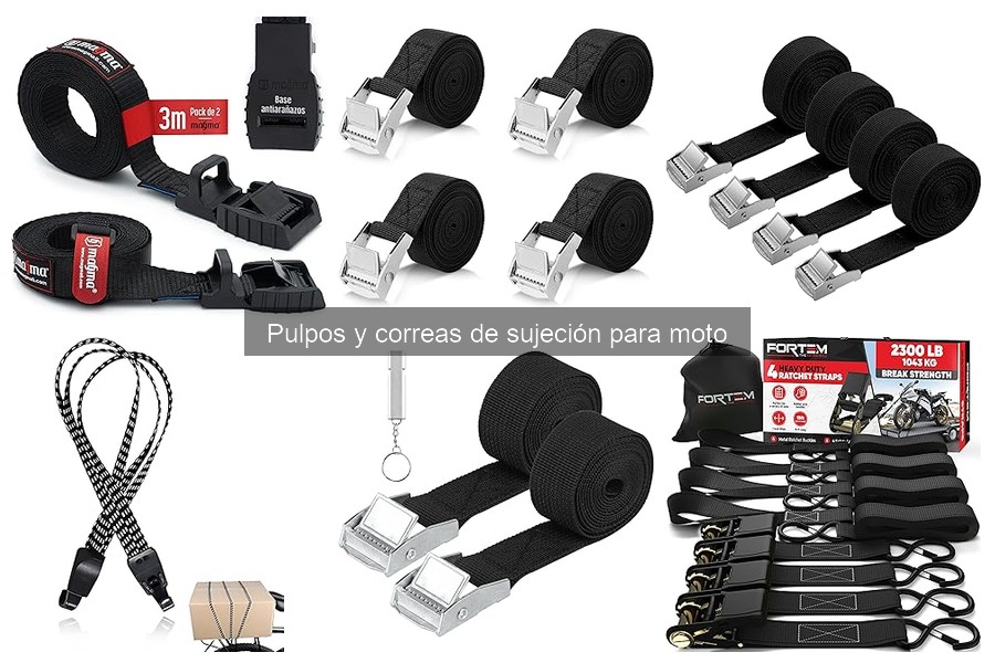 Pulpos vs. correas de sujeción: ¿Cuál elegir para tu moto?