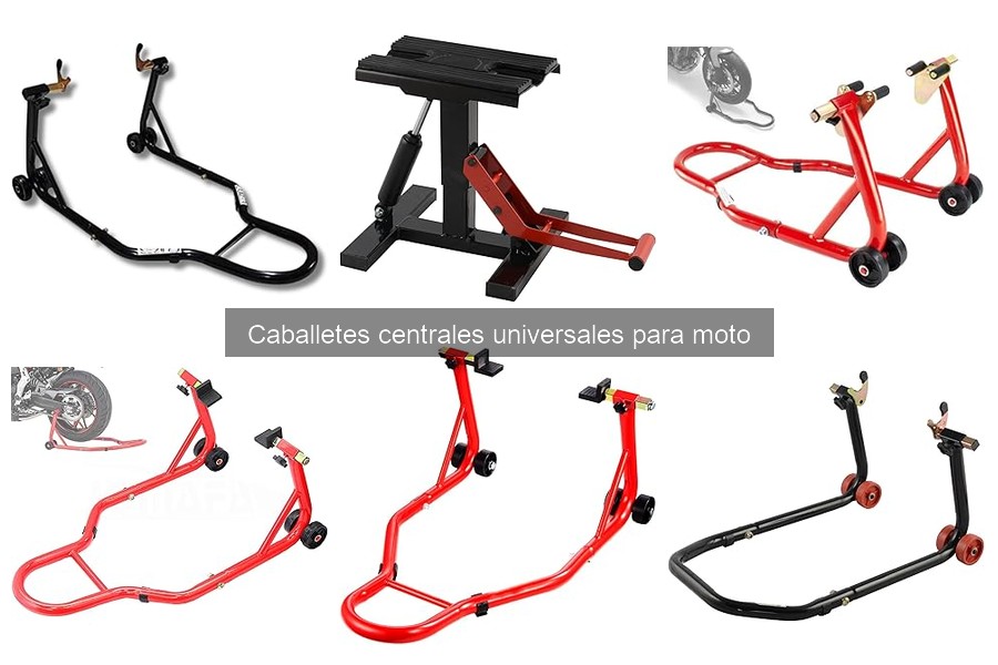 ¿Qué es un caballete central universal para moto?
