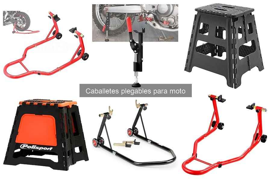 ¿Qué es un caballete plegable para moto? Guía básica